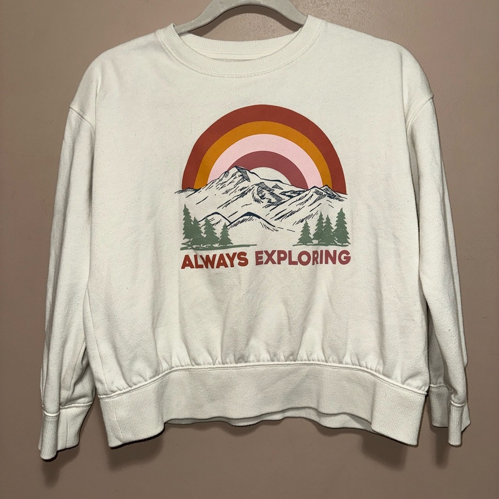 Girls 14/16 Wonder Nation crew neck sweatshirt